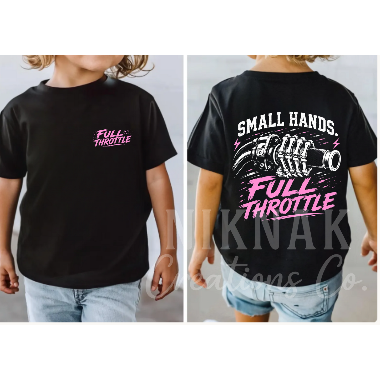 PINK SMALL HANDS FULL THROTTLE