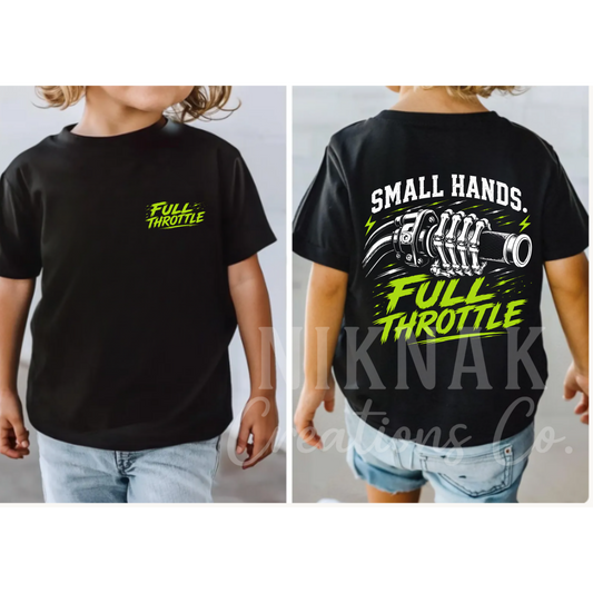 SMALL HANDS FULL THROTTLE GREEN