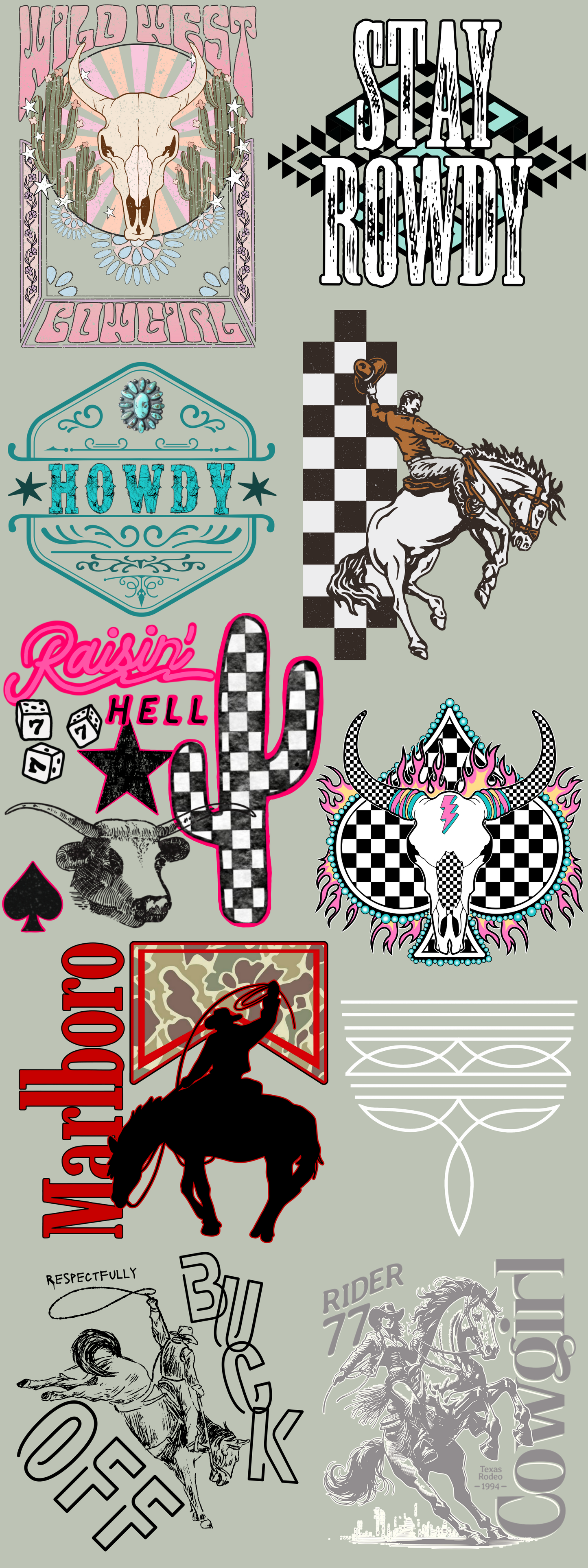 pre made western 5ft (60 in)